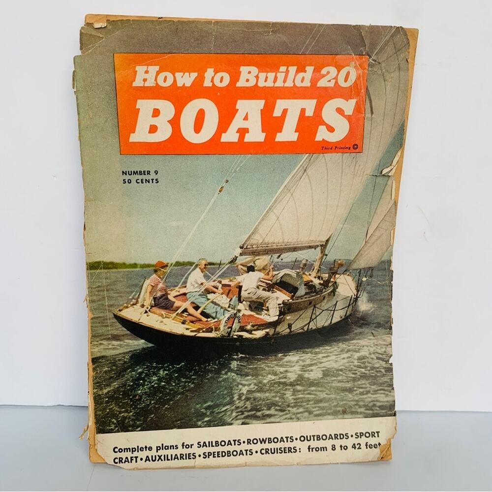 1948 How To Build 20 Boats No. 9 Book